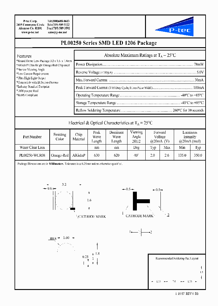 PL00250-WCR08_4560930.PDF Datasheet