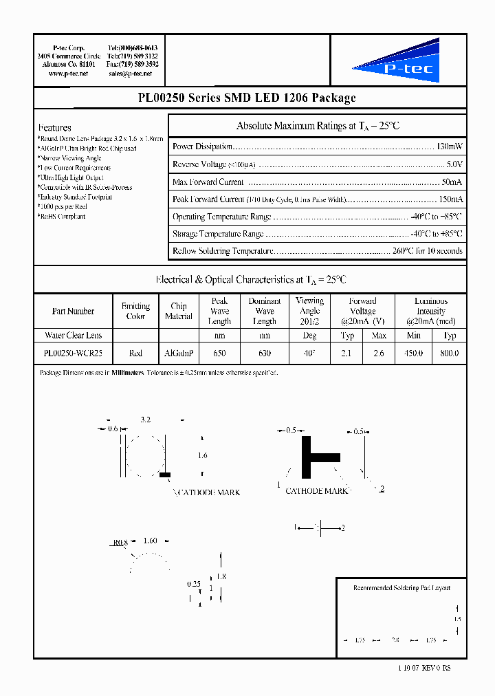 PL00250-WCR25_4487680.PDF Datasheet