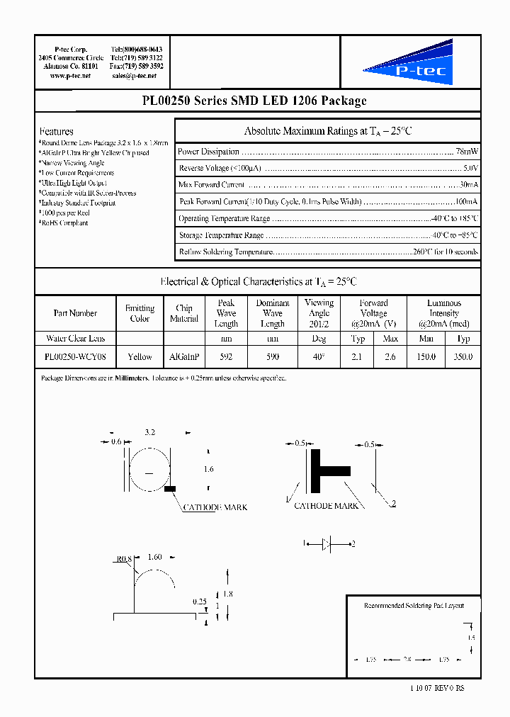 PL00250-WCY08_4560932.PDF Datasheet