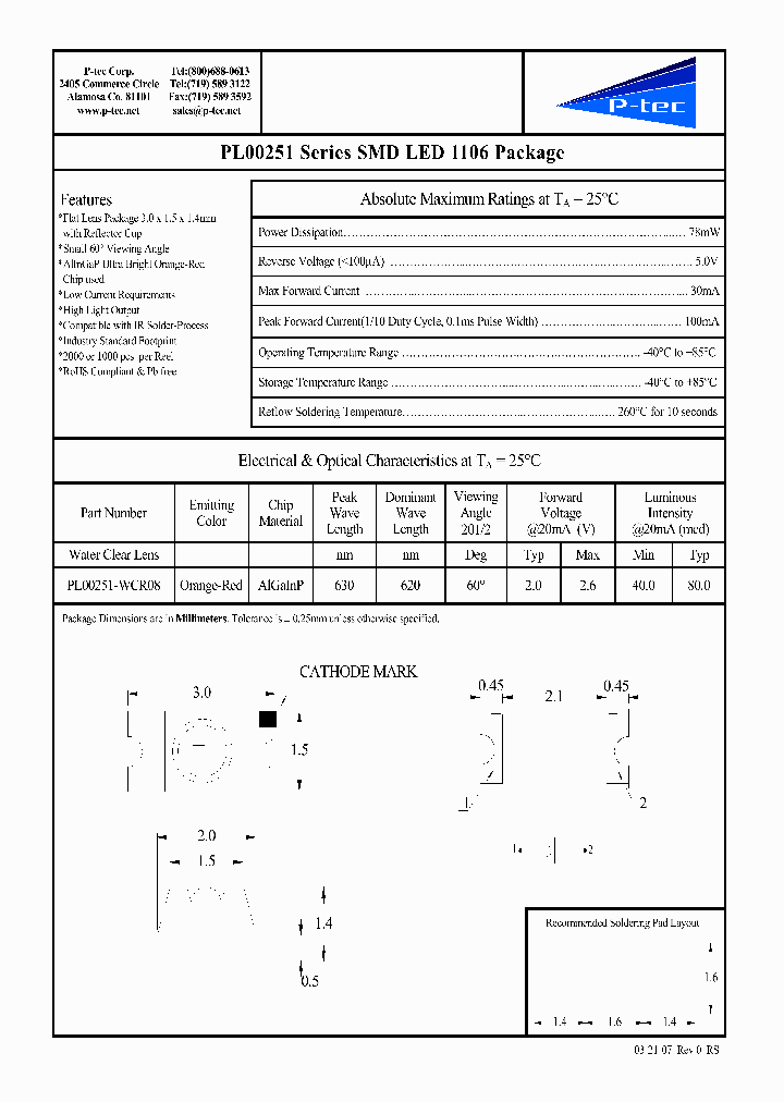 PL00251-WCR08_4525354.PDF Datasheet
