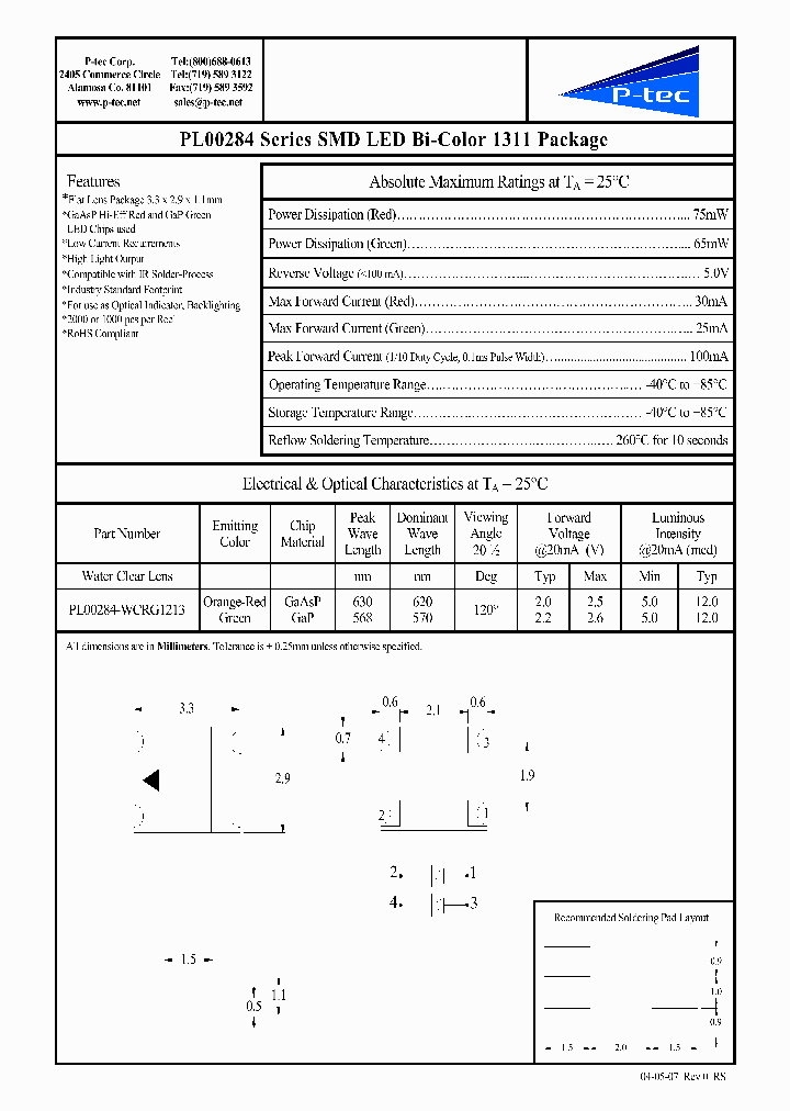 PL00284-WCRG1213_4461408.PDF Datasheet