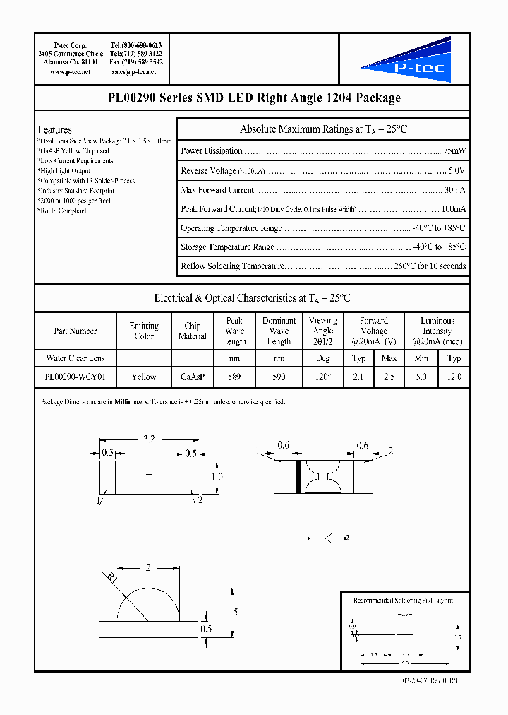 PL00290-WCY01_4524725.PDF Datasheet