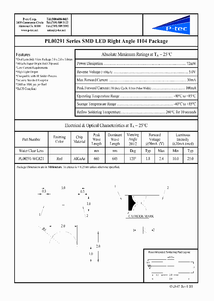PL00291-WCR21_4516421.PDF Datasheet