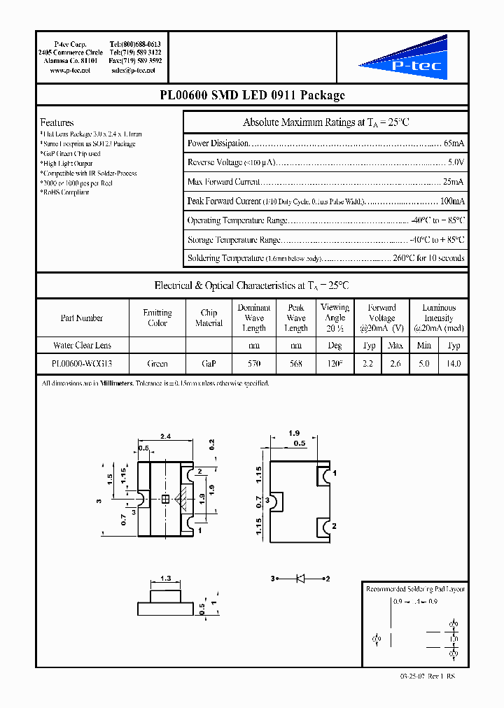 PL00600-WCG13_4522615.PDF Datasheet