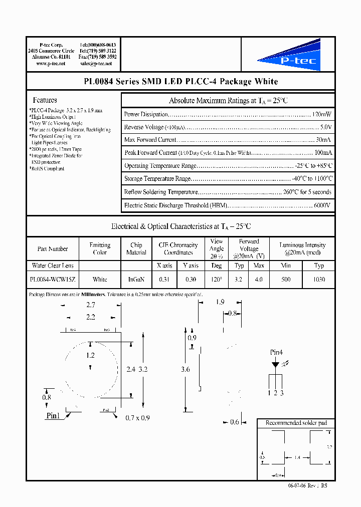 PL0084-WCW15Z_4583404.PDF Datasheet