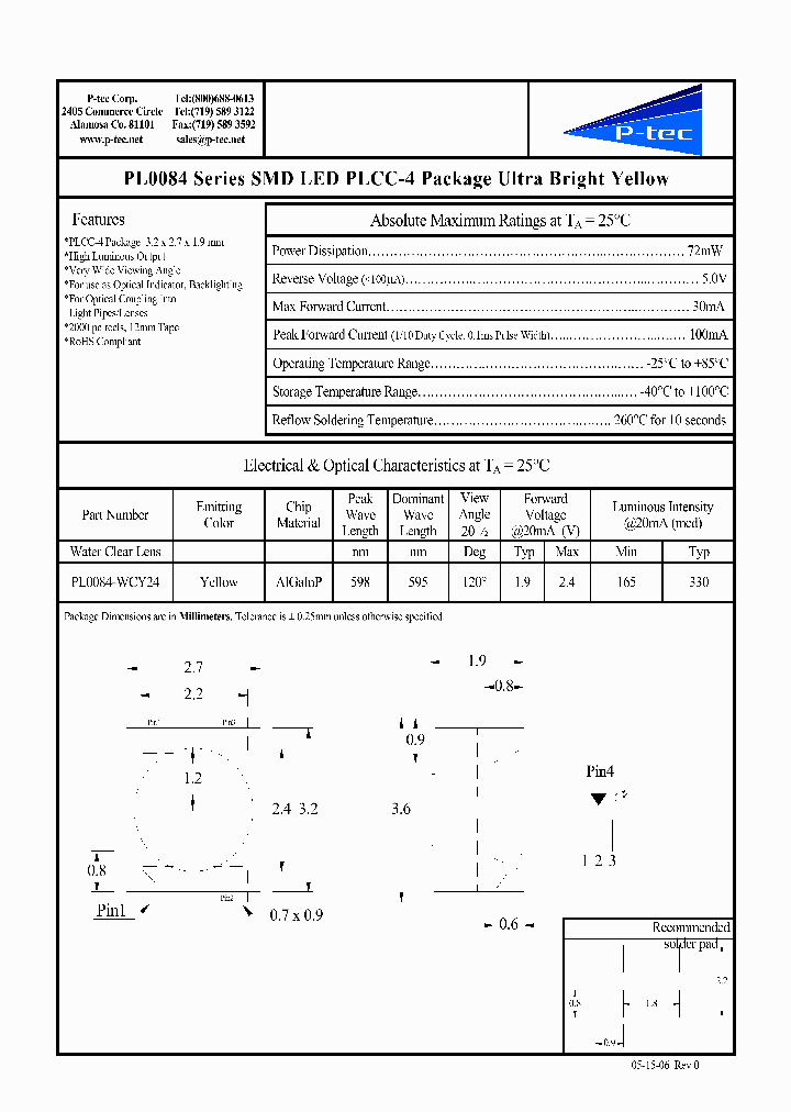 PL0084-WCY24_4786856.PDF Datasheet