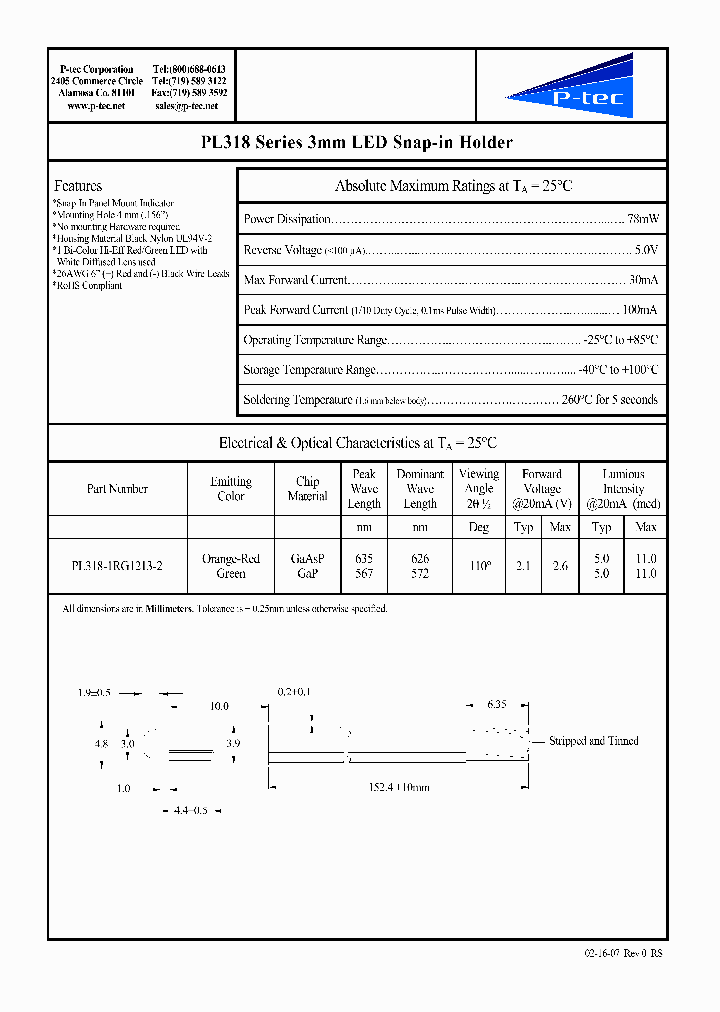 PL318-1RG1213-2_4465546.PDF Datasheet