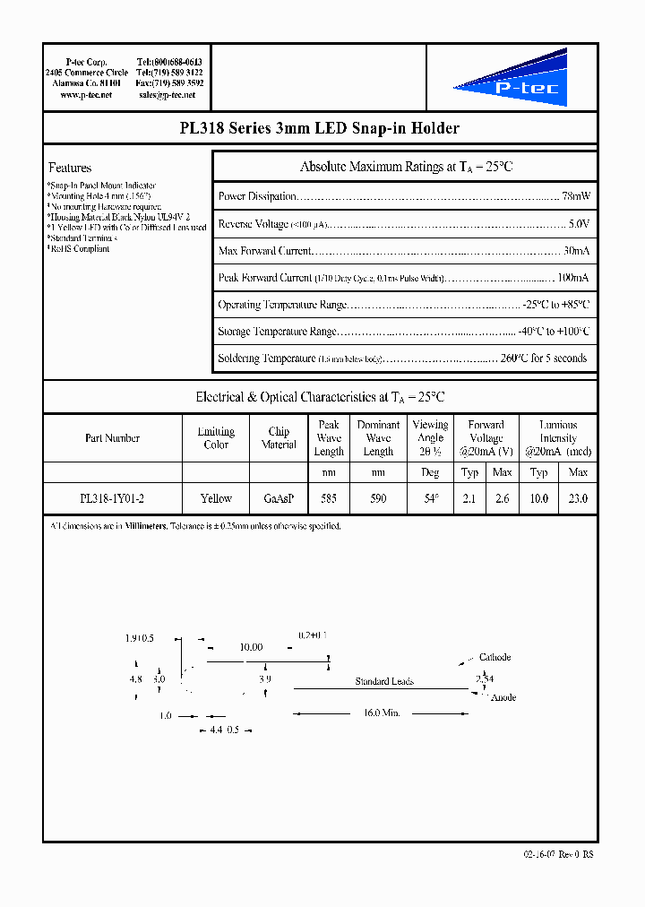 PL318-1Y01-2_4465547.PDF Datasheet