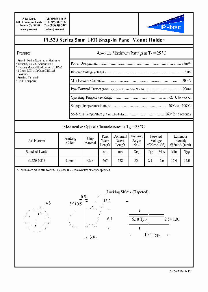 PL520-1G13_4487094.PDF Datasheet