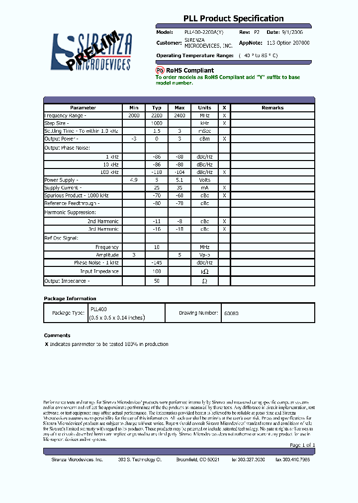 PLL400-2200A_4823500.PDF Datasheet