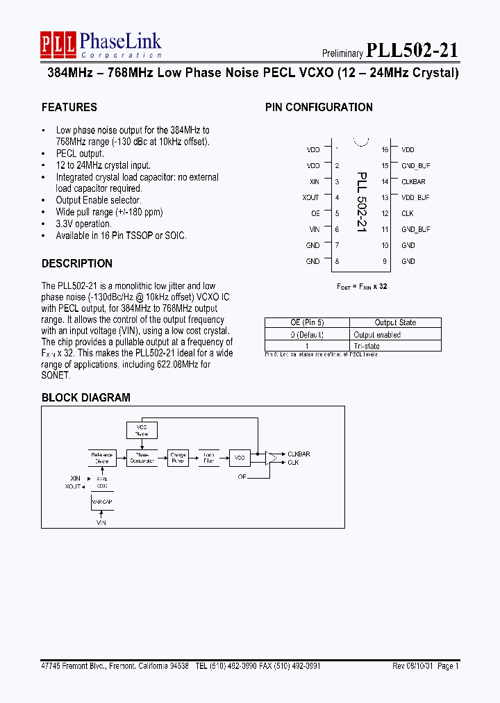 PLL502-21_4480348.PDF Datasheet