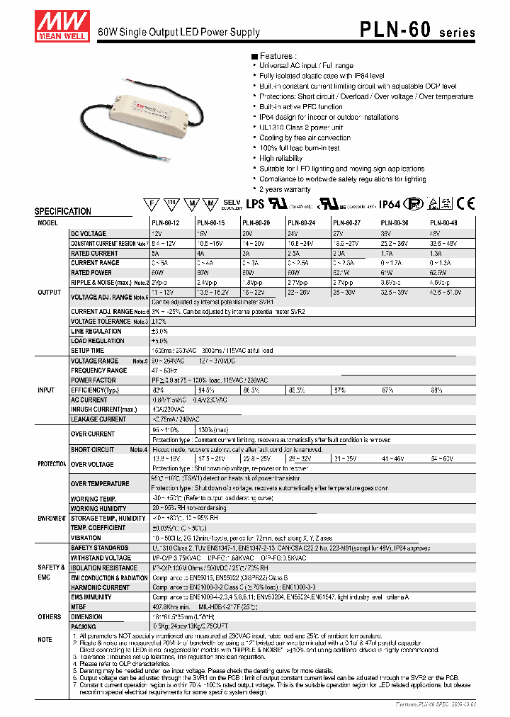 PLN-60-12_4575692.PDF Datasheet