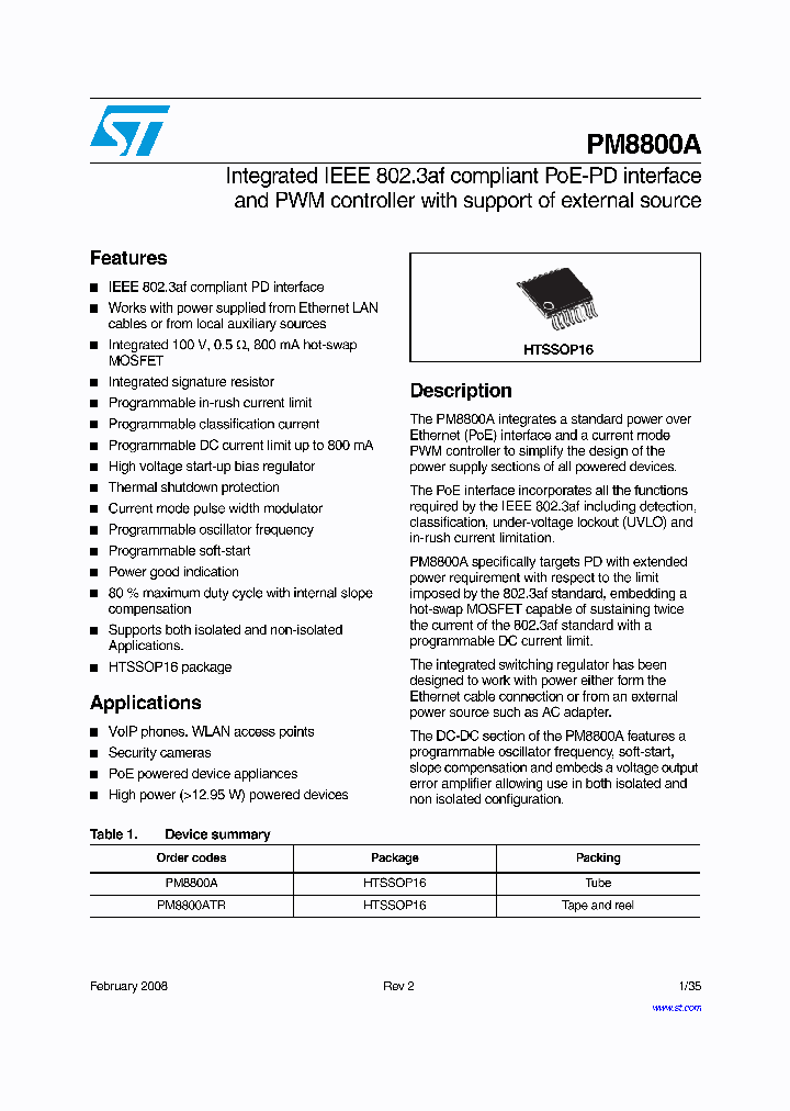 PM8800ATR_4777014.PDF Datasheet