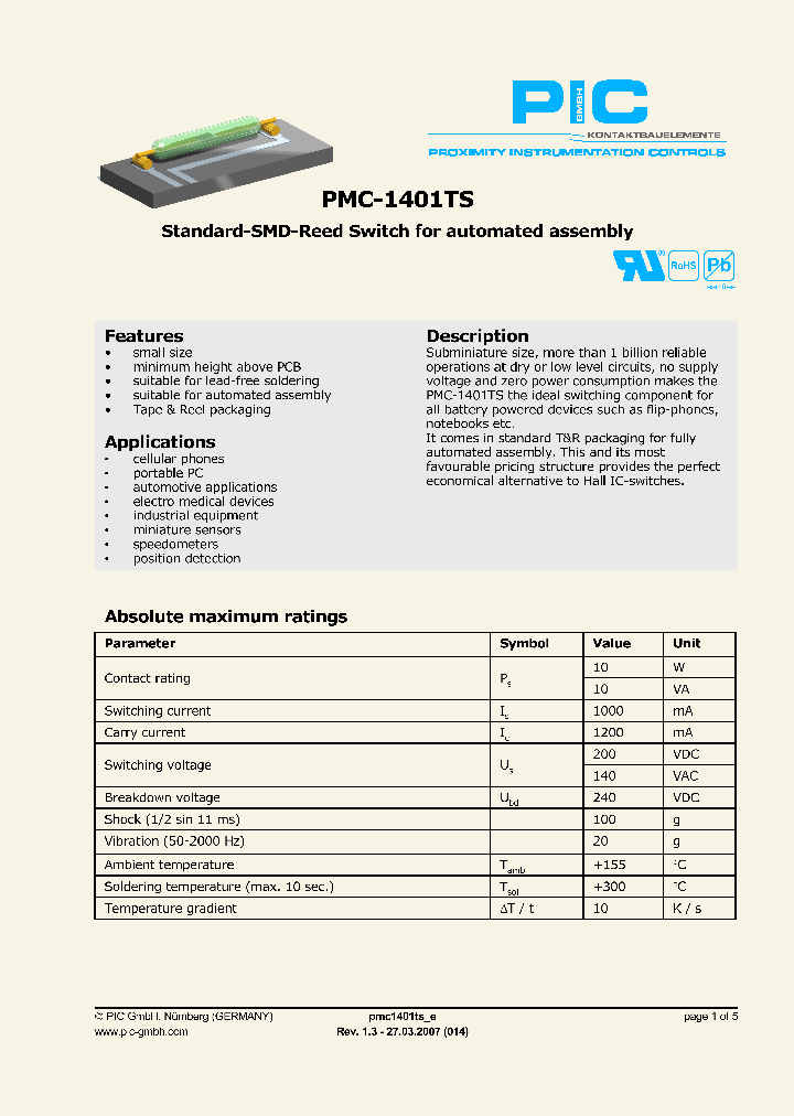 PMC-1401TS_4650906.PDF Datasheet