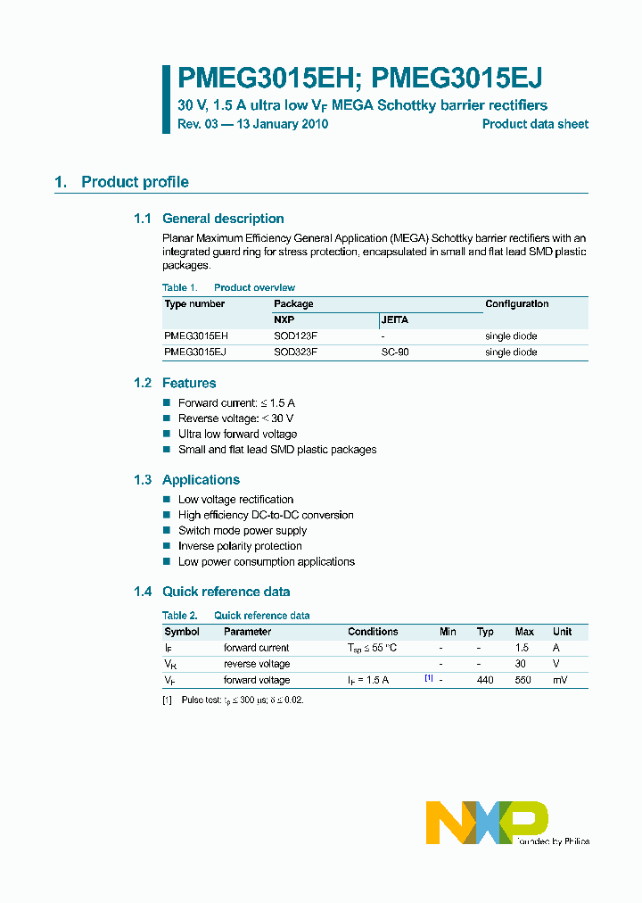 PMEG3015EH10_4919096.PDF Datasheet