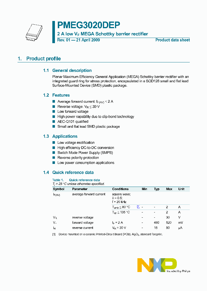 PMEG3020DEP_4638043.PDF Datasheet