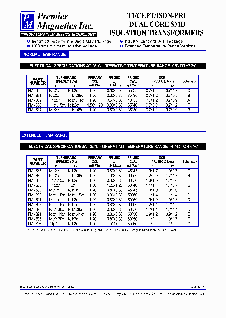 PM-IS81_4600165.PDF Datasheet
