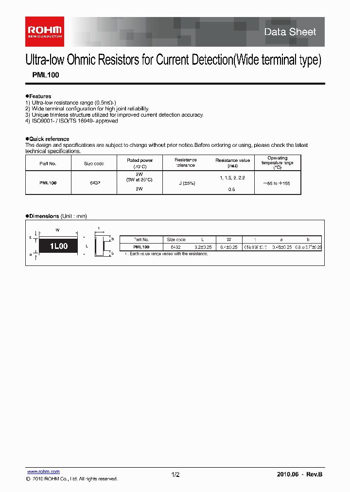 PML100HZPJV0L5_4615739.PDF Datasheet