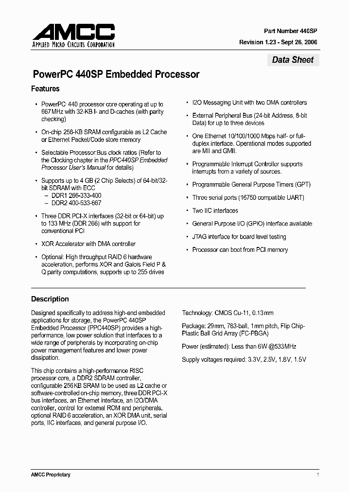 PPC440SP-RNC533C_4166280.PDF Datasheet