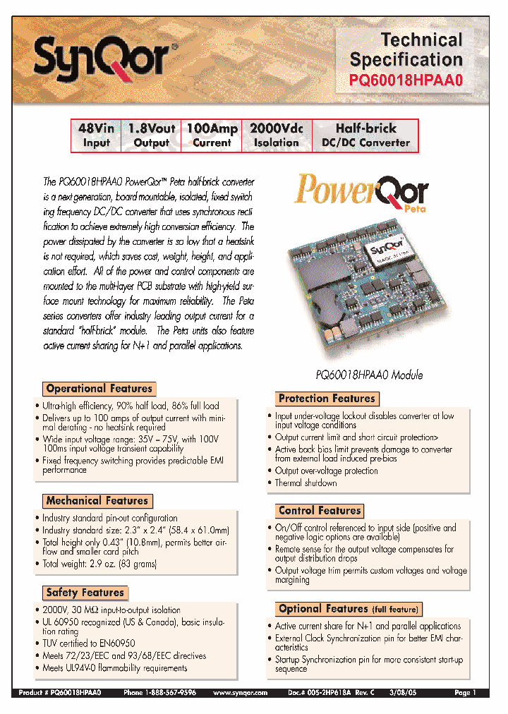 PQ60018HPAA0PKF_4491130.PDF Datasheet