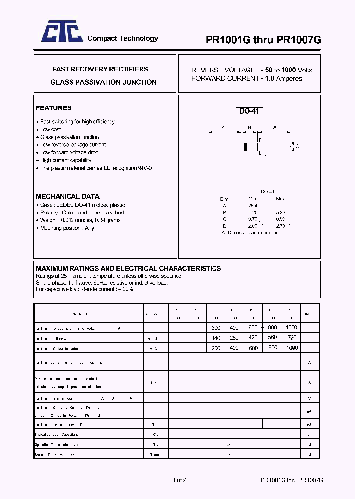 PR1001G_4530074.PDF Datasheet