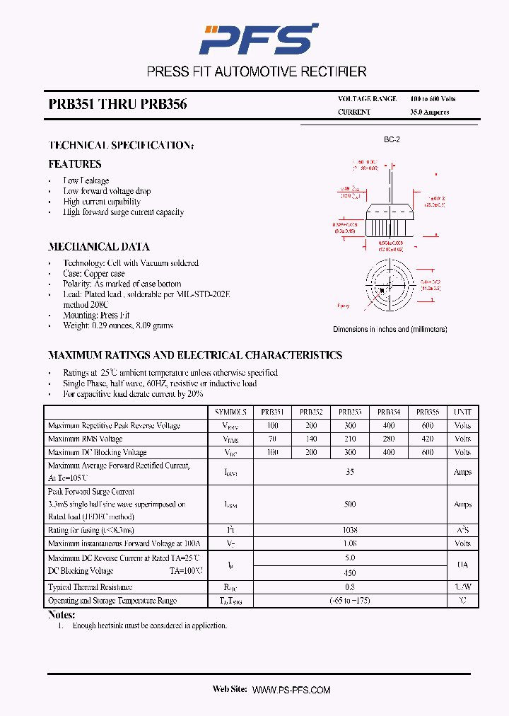 PRB351_4851003.PDF Datasheet