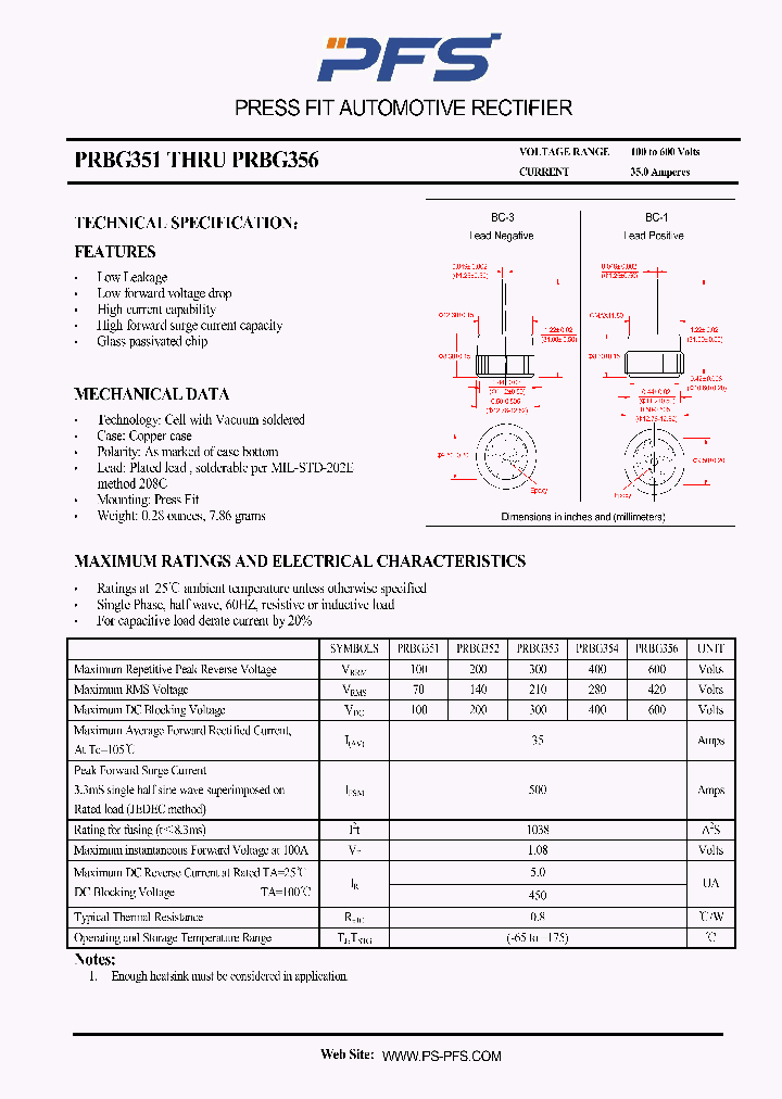 PRBG351_4851016.PDF Datasheet