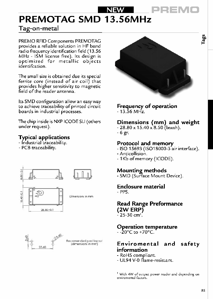 PREMOTAG_4455091.PDF Datasheet
