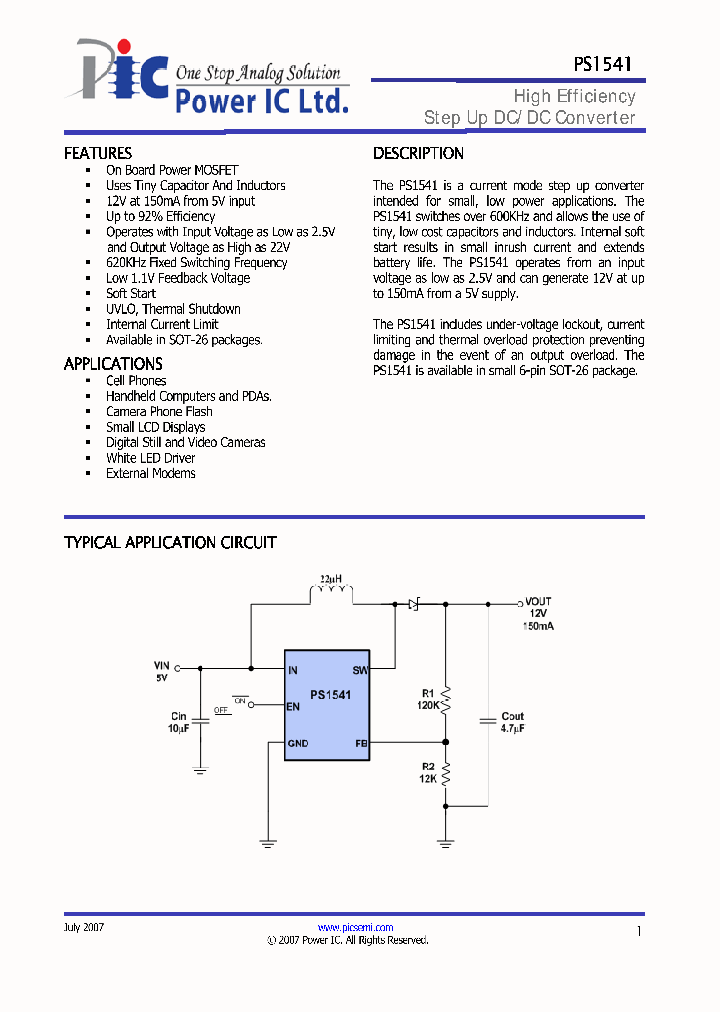 PS1541_4574025.PDF Datasheet