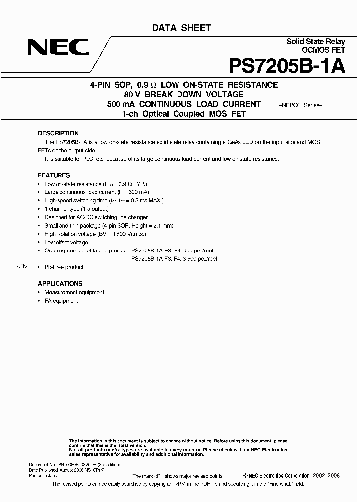 PS7205B-1A1_4479769.PDF Datasheet