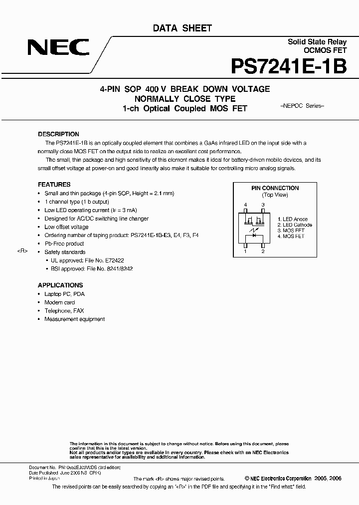 PS7241E-1B-F4-A_4479766.PDF Datasheet