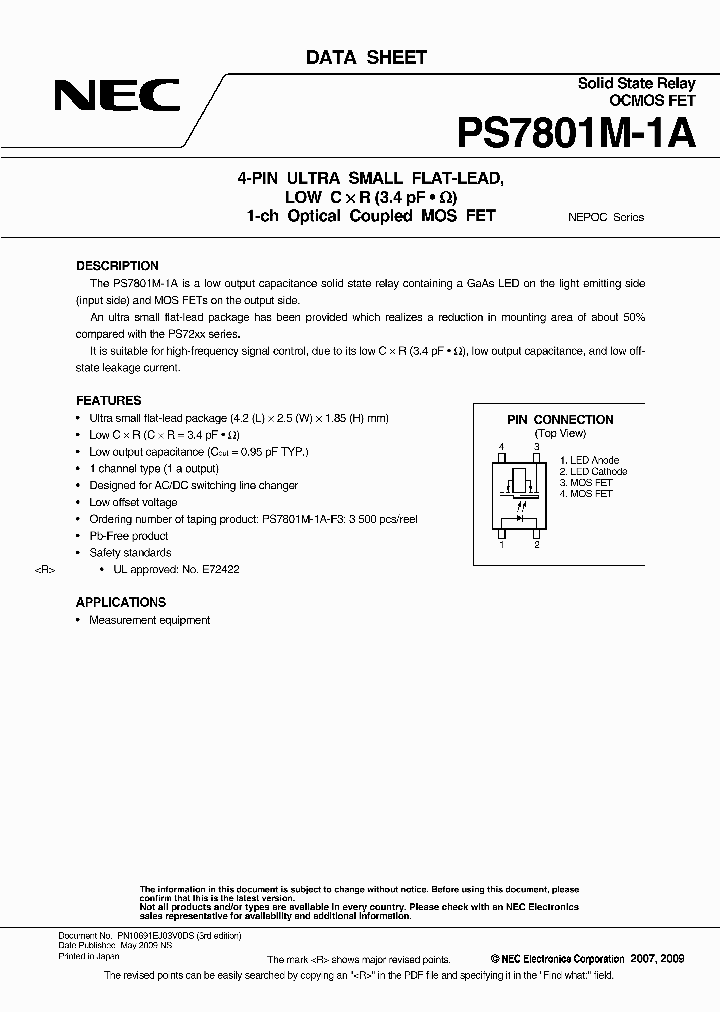 PS7801M-1A-F3-A_4722523.PDF Datasheet