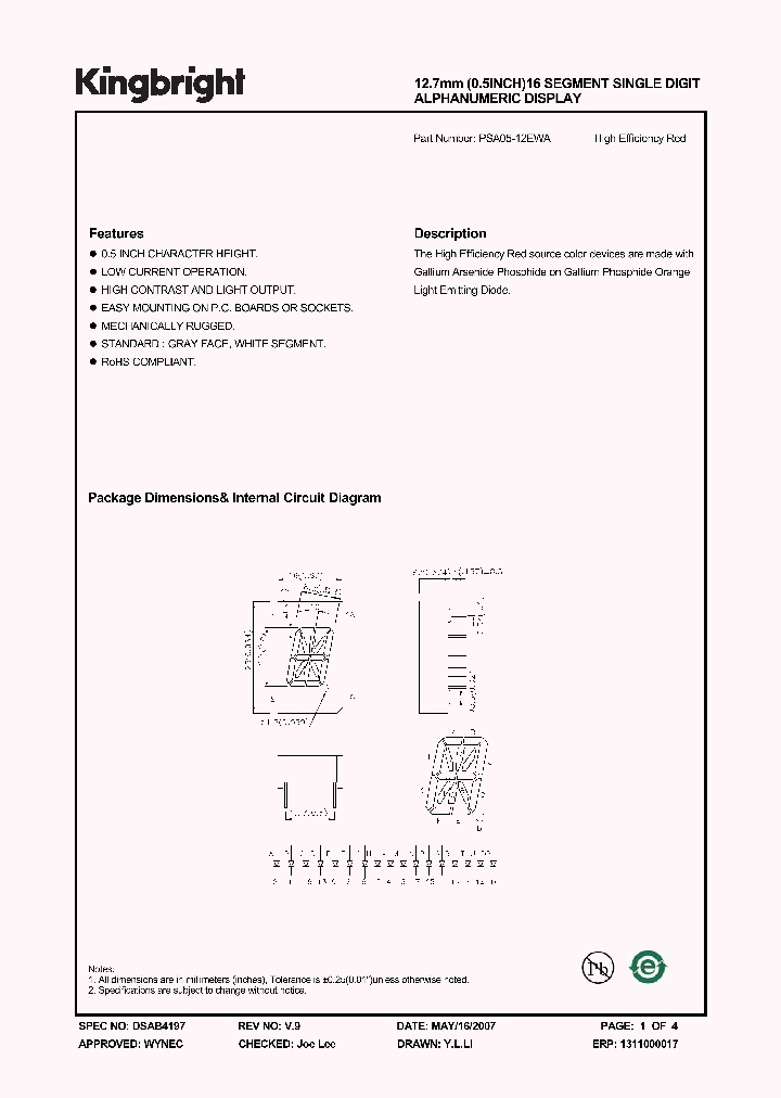 PSA05-12EWA_4167160.PDF Datasheet