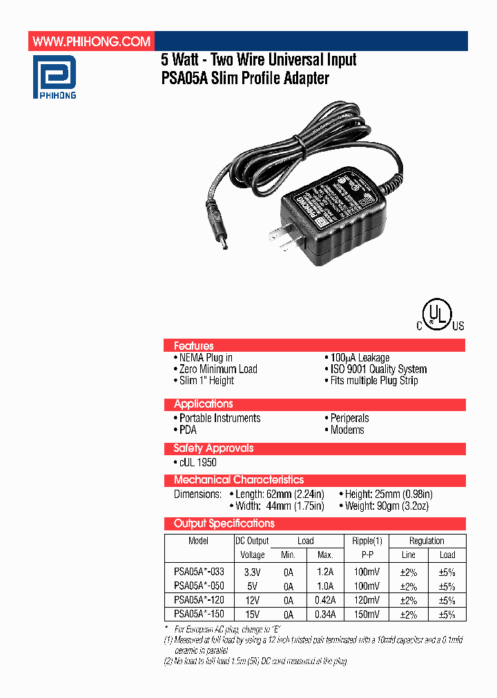 PSA05A-033_4750678.PDF Datasheet