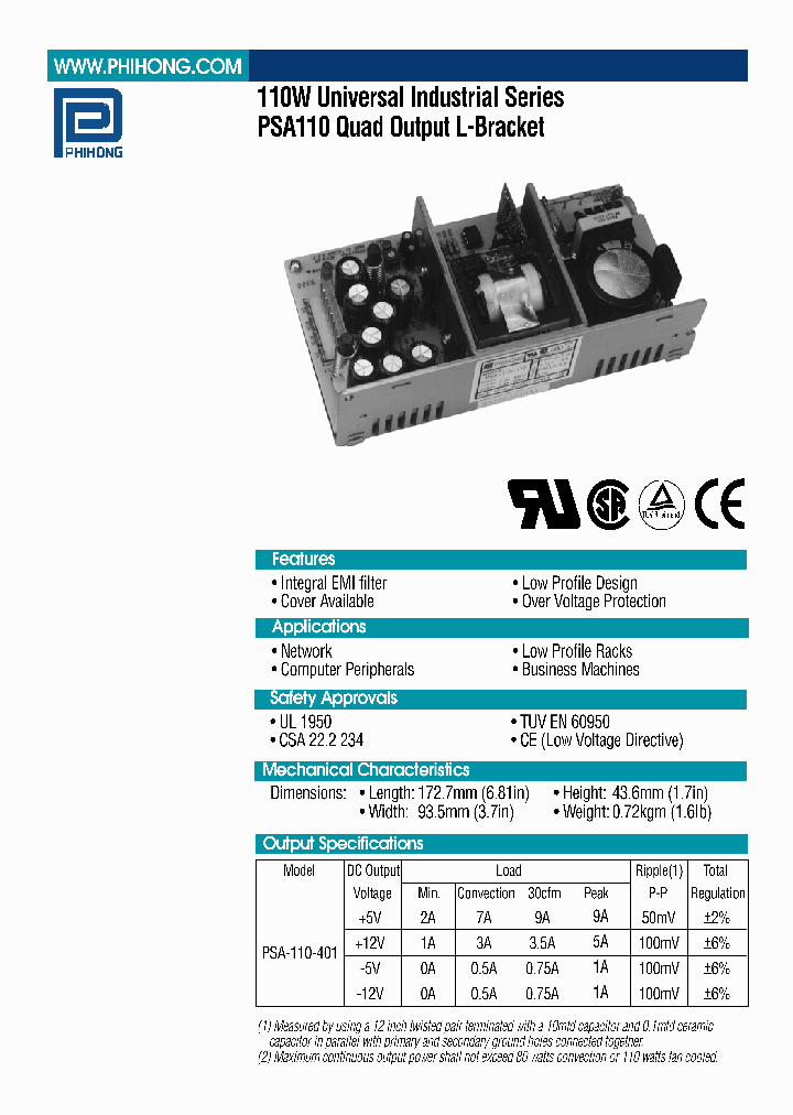 PSA-110-401_4750883.PDF Datasheet