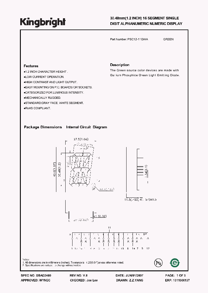 PSC12-11GWA_4250264.PDF Datasheet