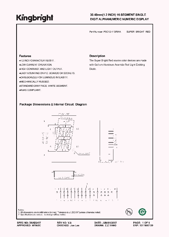 PSC12-11SRWA_4250265.PDF Datasheet