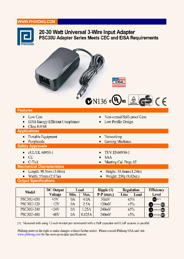 PSC30U-050_4752317.PDF Datasheet