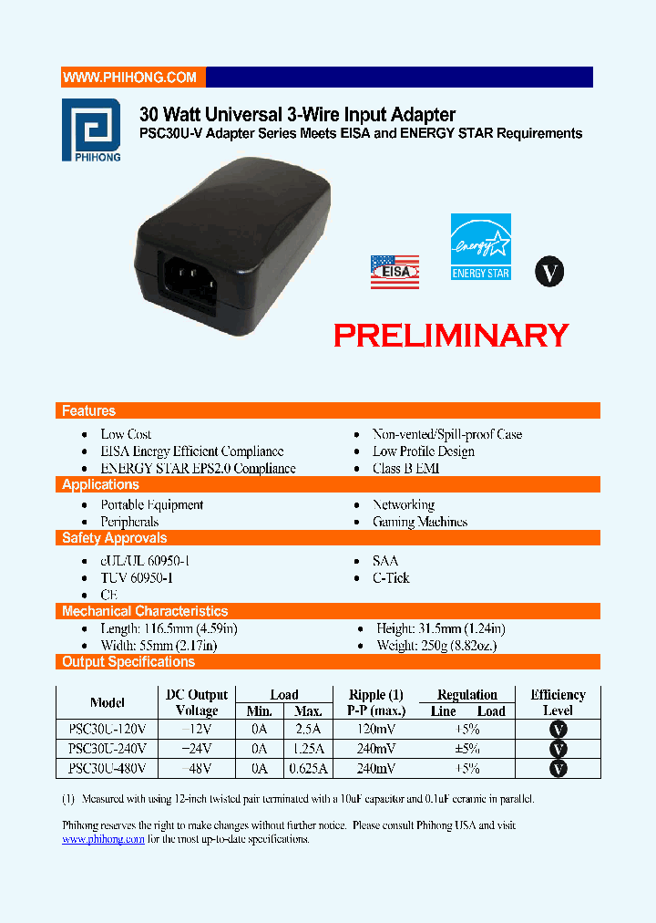 PSC30U-240V_4752322.PDF Datasheet