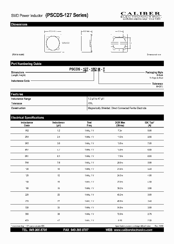 PSCDS-127-220M-B_4875113.PDF Datasheet