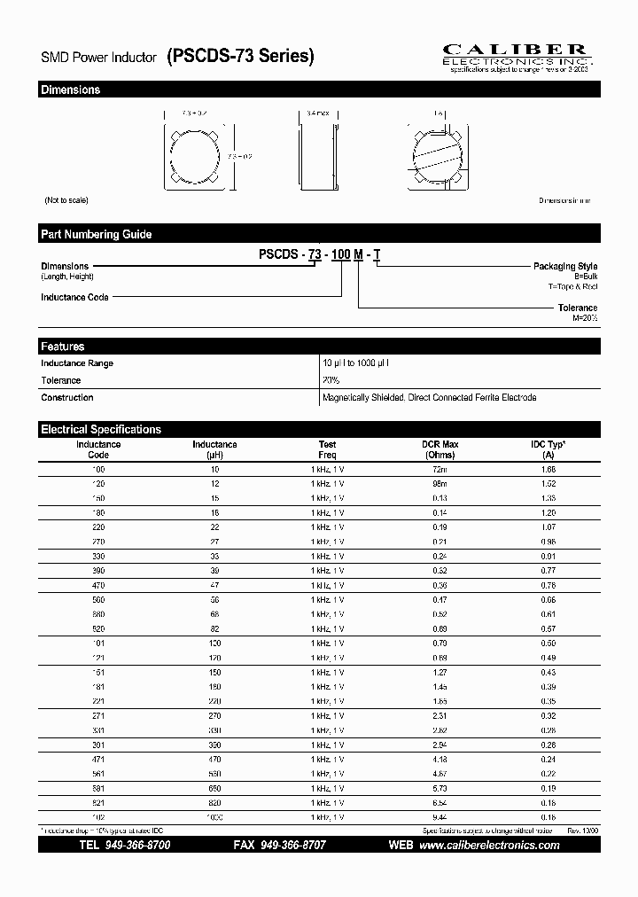 PSCDS-73_4563653.PDF Datasheet