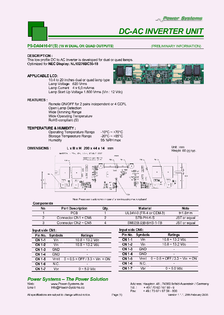PS-DA0416-01_4586707.PDF Datasheet