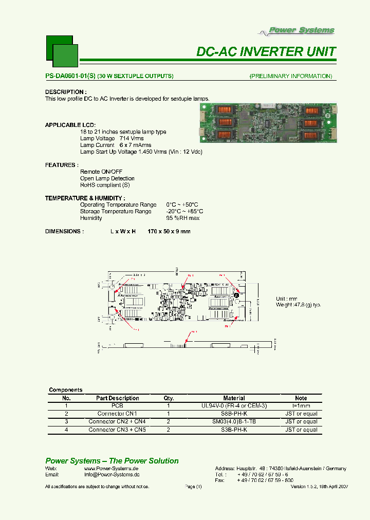 PS-DA0601-01_4570411.PDF Datasheet