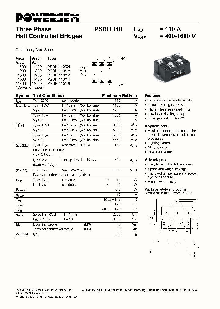 PSDH110_4785495.PDF Datasheet