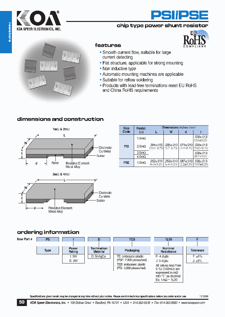 PSEDTE1L00F_4625298.PDF Datasheet