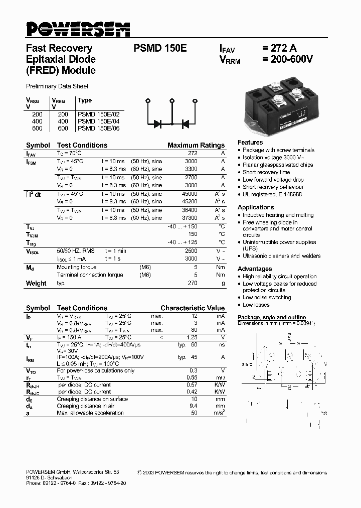 PSMD150E_4594540.PDF Datasheet