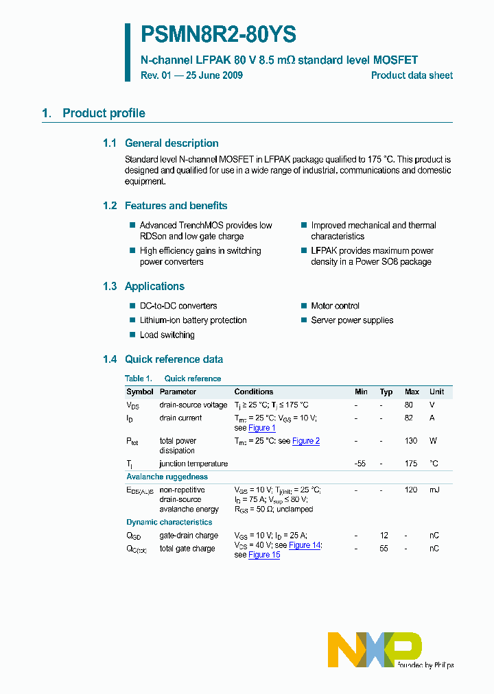 PSMN8R2-80YS_4681939.PDF Datasheet