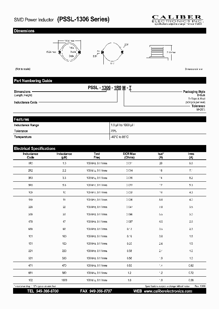 PSSL-1306_4738326.PDF Datasheet