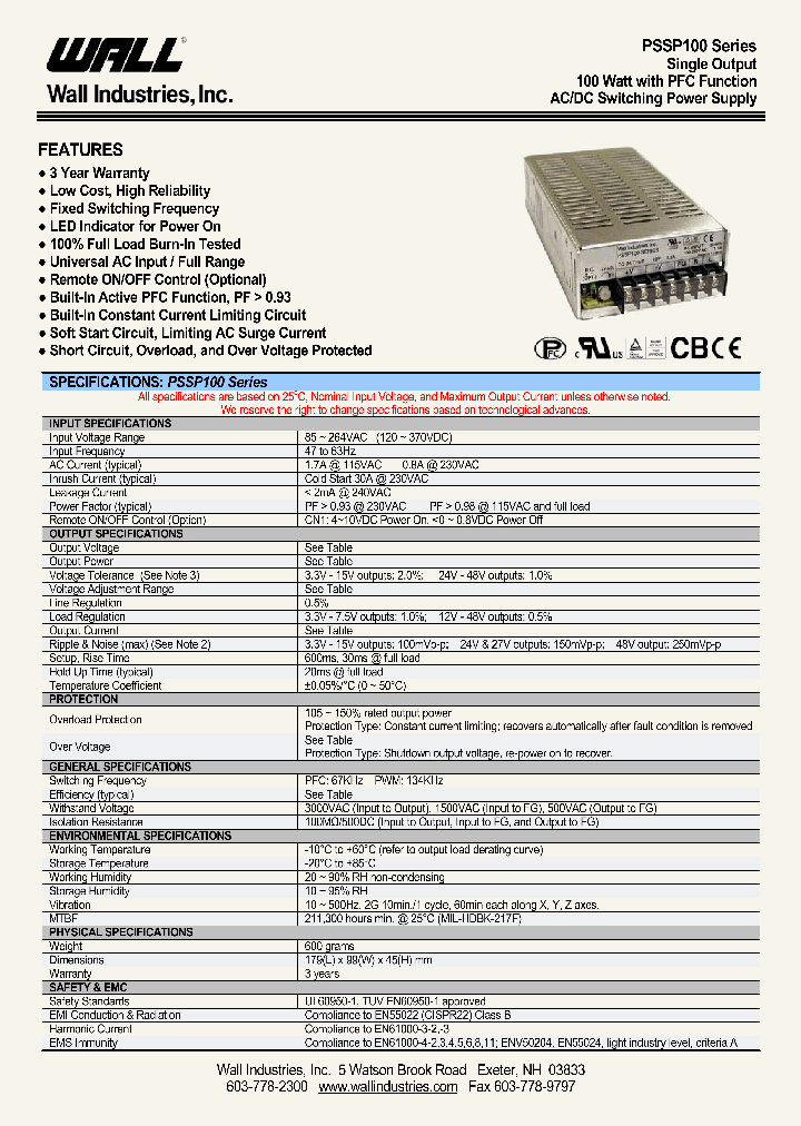 PSSP100_4202453.PDF Datasheet