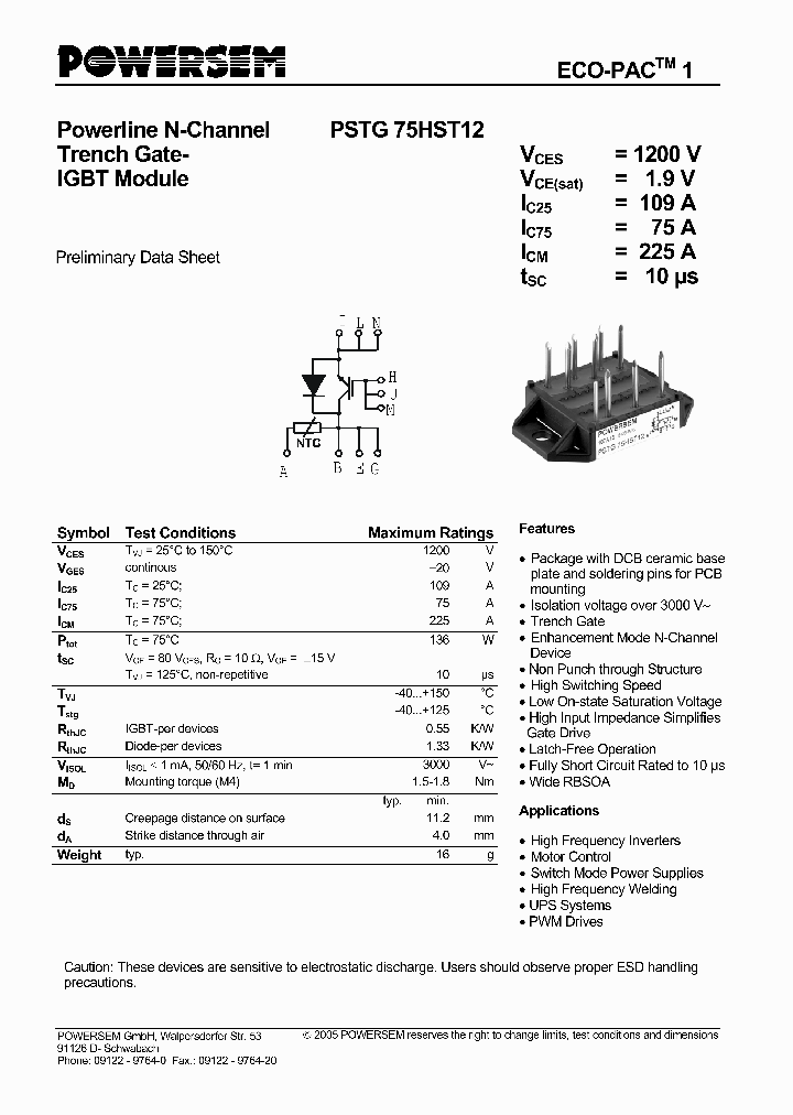 PSTG75HST12_4736655.PDF Datasheet
